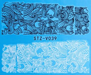 Водная наклейка слайдер-дизайн STZ-V039