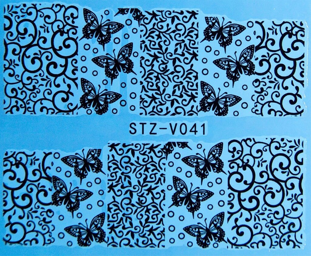 Водная наклейка слайдер-дизайн STZ-V041 от компании Интернет-магазин BeautyShops - фото 1