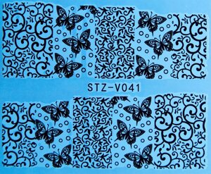 Водная наклейка слайдер-дизайн STZ-V041