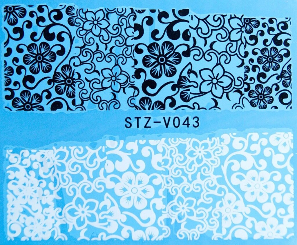 Водная наклейка слайдер-дизайн STZ-V043 от компании Интернет-магазин BeautyShops - фото 1