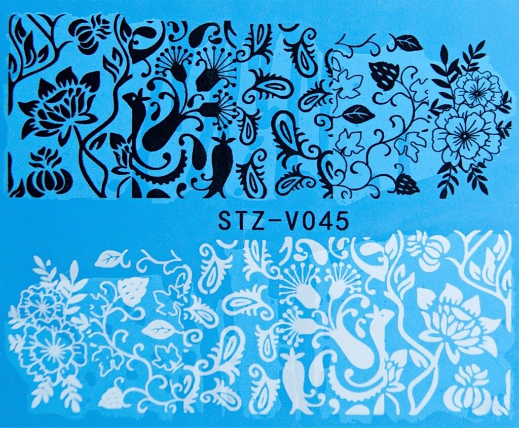 Водная наклейка слайдер-дизайн STZ-V045 от компании Интернет-магазин BeautyShops - фото 1