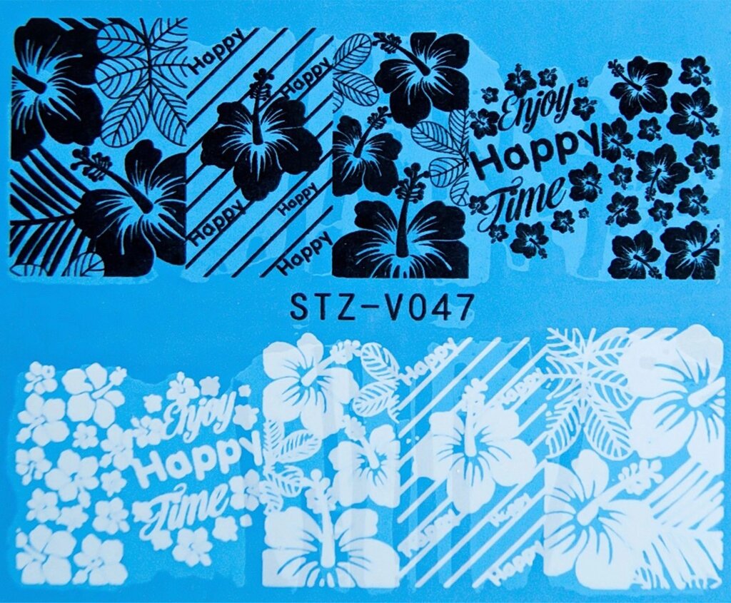 Водная наклейка слайдер-дизайн STZ-V047 от компании Интернет-магазин BeautyShops - фото 1