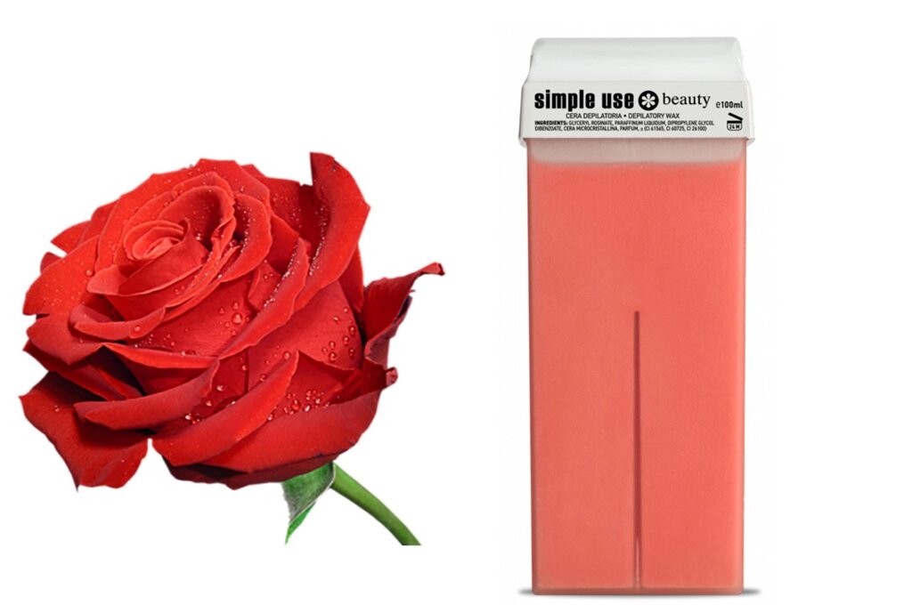 Воск для депиляции в картридже Simple Use Beauty Роза 100мл от компании Интернет-магазин BeautyShops - фото 1