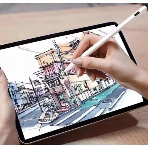 Активный стилус для смартфонов и планшетов Smart Pencil (белый)