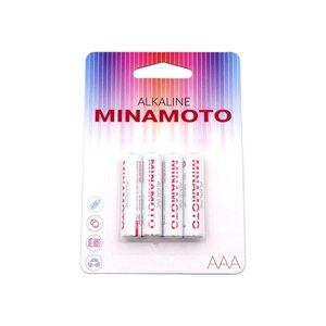 Батарейка minamoto LR03 alkaline/4/192/