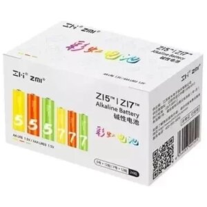 Батарейки алкалиновые Xiaomi ZMI Rainbow ZI7 AAA LR03 1.5V 40 шт