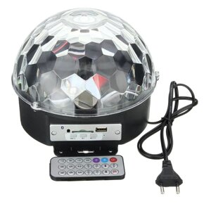 Цифровой Светодиодный Диско Шар Crystal Magic Ball Light без пульта