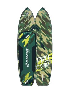 Доска SUP Board надувная (Сап Борд) Gladiator FISHING 12.6