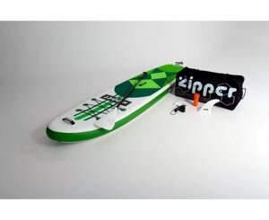 Доска SUP Board надувная (Сап Борд) Zipper BORNLINE 11' Green (335см)