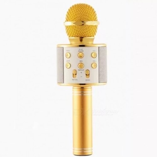 Караоке-микрофон handheld/WSTER WS-858 gold