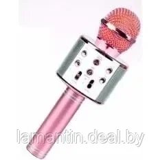 Караоке-микрофон handheld/WSTER WS-858 pink