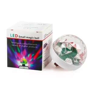 Мини диско шар USB LED 4 W Small Magic Ball