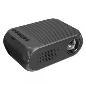 Мультимедийный портативный мини проектор Projector LED YG-320 Mini Black (чёрный)