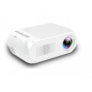 Мультимедийный портативный мини проектор Projector LED YG-320 Mini White (белый)