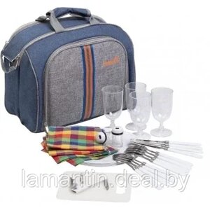 Набор для пикника Helios HS-425S-4-BG на 4 персоны (TON-246350)
