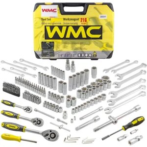 Набор инструментов WMC TOOLS 216пр. WMC-38841 1/43/81/2(6гр.)(4-32мм)