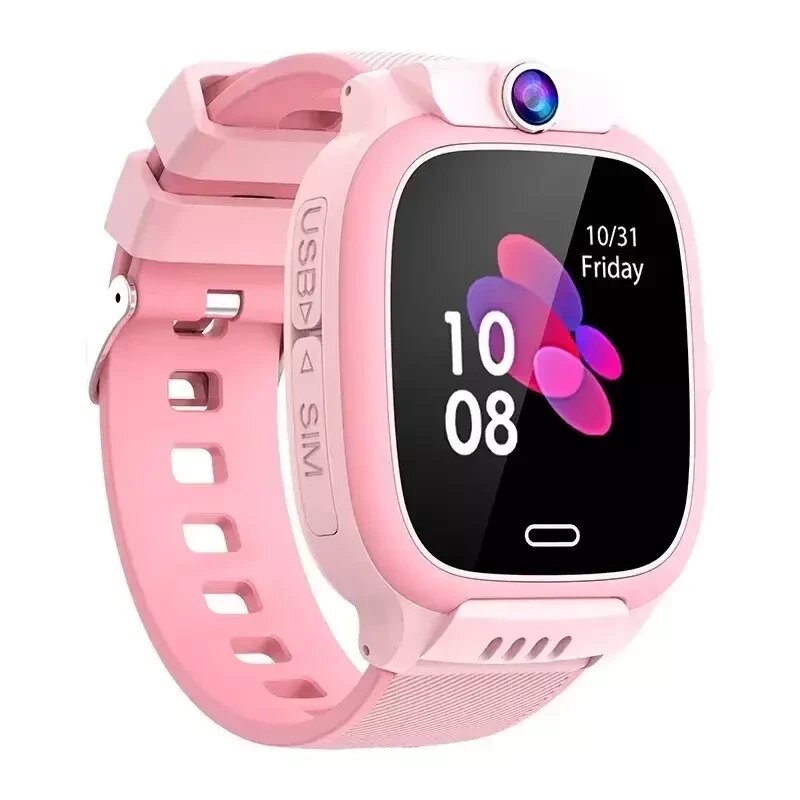 Детские умные GPS часы Smart Baby Watch Y31 / Часы детские с GPS (розовый) - описание