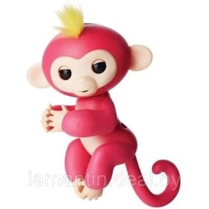 Поющая игрушка Обезьянка (малиновый)