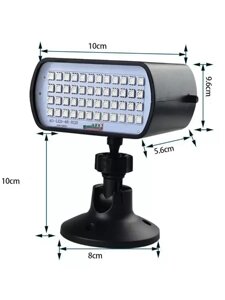 Стробоскоп LED цветомузыкальный USB RGB 48