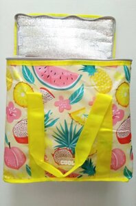 Сумка-холодильник Cooler Bag с замком-молнией ( 34x16xH. 36см ) (жёлтый)