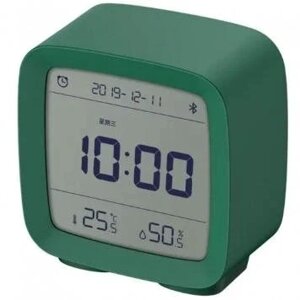 Умный будильник с термометром Xiaomi Qingping Bluetooth Alarm Clock CGD1 Green