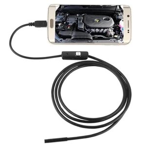 USB эндоскоп камера HD Ф7.0 мм / Android and PC Endoscope (дл. 5 метров)