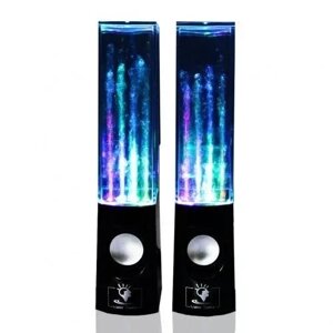 Водные колонки "Поющие фонтаны" Dancing water Speakers"черный)