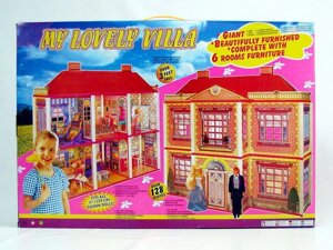 Домик для кукол типа Барби My Lovely Villa 6 комнат 6983