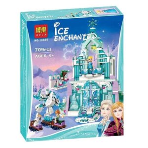 Конструктор Bela Frozen 10664 "Волшебный ледяной замок Эльзы"аналог Lego Disney Frozen 41148) 709 деталей