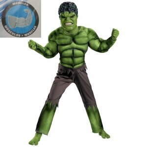 Костюм детский Халк Hulk Avengers Muscle (с мышцами)