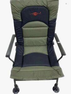 Кресло карповое с подлокотниками Mifine 55065 с подлокотниками регулируемые спина и ножки до 120 кг
