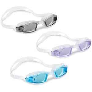 Очки для плавания Фри Стайл от 8 лет 3 цвета 55682 Intex