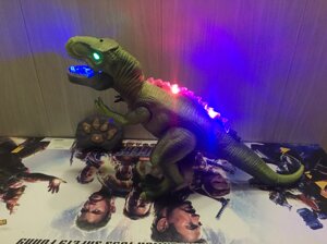 Радиоуправляемая игрушка динозавр Тираннозавр Рекс 48 см свет звук