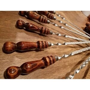 Шампур с деревянной ручкой для Люля-Кебаба 35 см