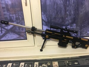 Снайперская винтовка пневматическая детская с прицелом, 95 см