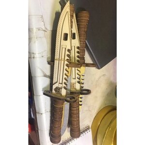Сувенир деревянный штык-нож КС ГО/CS GO