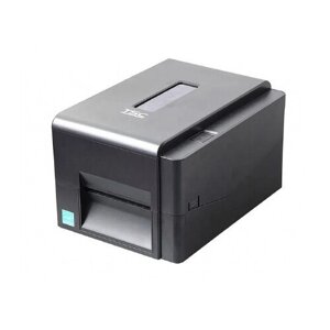 Принтер этикеток TSC TE 200 термотрансферный, 230dpi, USB серый, в комплекте с риббоном, РБ Китай