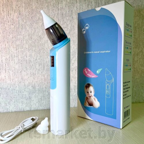 Аспиратор назальный для детей Children’s nasal aspirator ZLY-018 (6 режимов работы) / Бесшумный соплеотсос