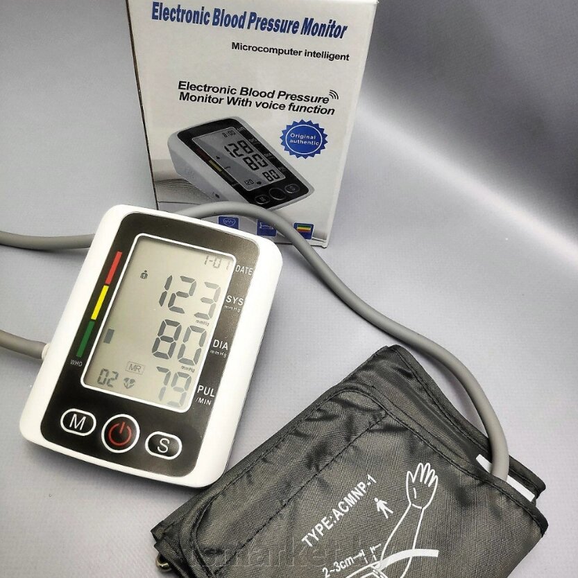 Автоматический электронный тонометр Electronic Blood pressure monitor X180 от компании TSmarket - фото 1