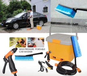Автомобильная минимойка от прикуривателя, High Pressure Portable Car Washer, портативная