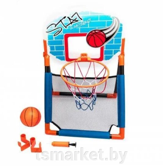 Баскетбольный щит 2 в 1 с креплением на дверь (FLOOR TO DOOR BASKETBALL SET) от компании TSmarket - фото 1