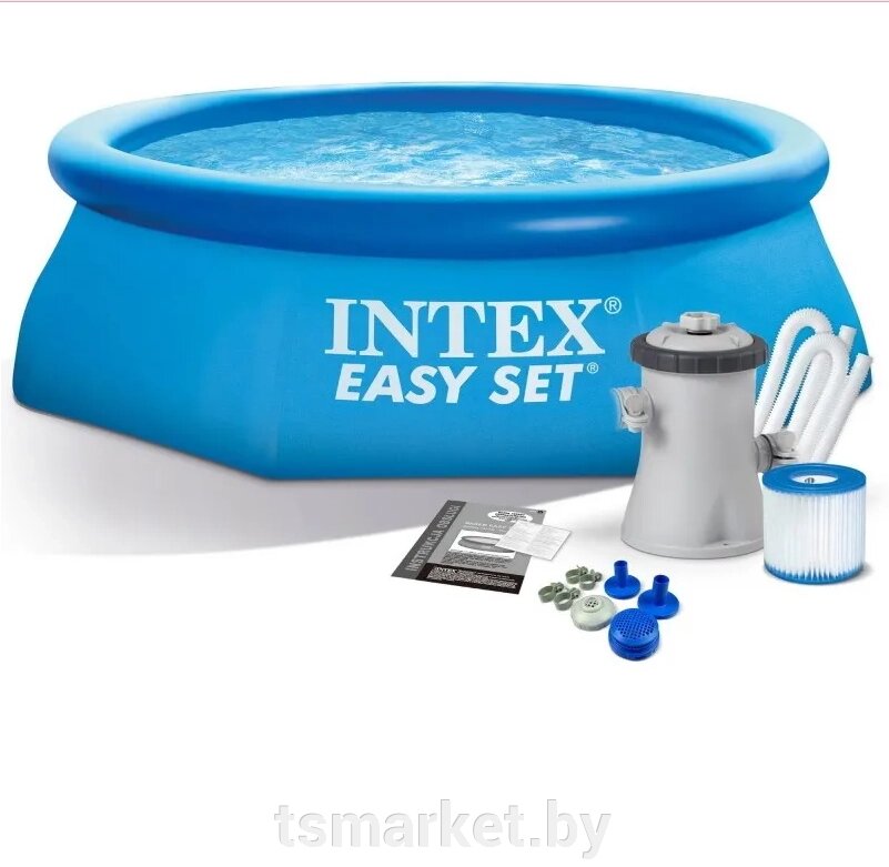 Бассейн Intex Easy Set с фильтр-насосом 244x61 см (28108NP) от компании TSmarket - фото 1