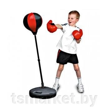 Боксёрская напольная груша и перчатки детская от компании TSmarket - фото 1