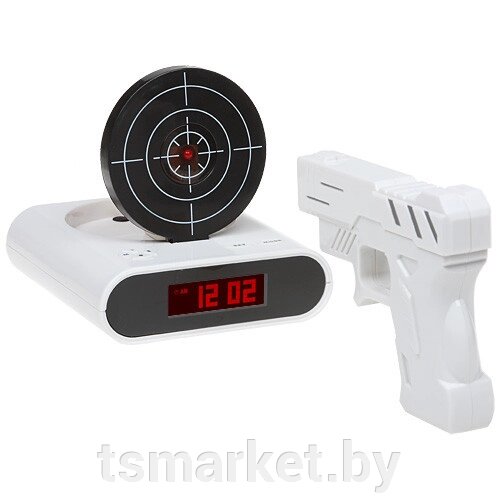 Будильник-мишень Gun Alarm Clock от компании TSmarket - фото 1