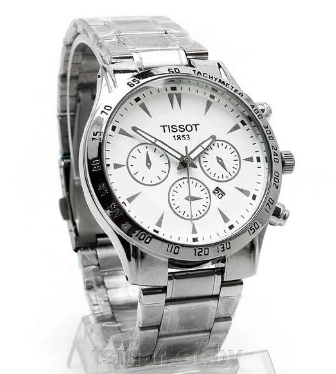 Часы мужские кварцевые  TISSOT 8779G (6942500980335/A-0133) черн. + черн. от компании TSmarket - фото 1