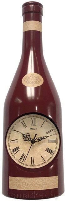 Часы настенные кухонные "Бутылка"41Х13Х6 3 цвета от компании TSmarket - фото 1