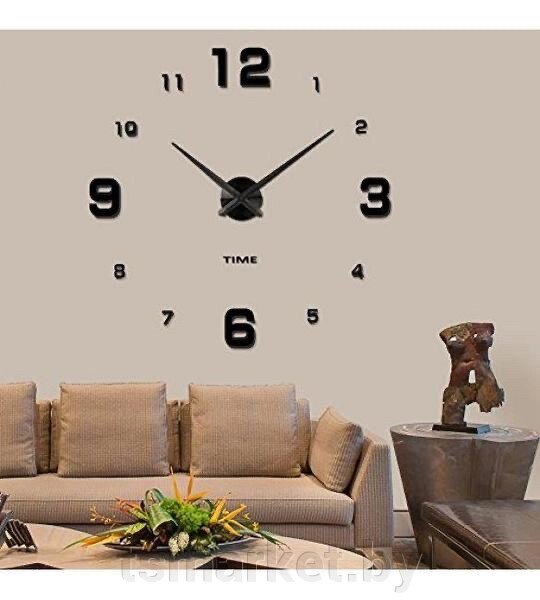 Часы настенные «Сделай сам» арабские цифры, чёрный, от 80 см. от компании TSmarket - фото 1