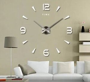 Часы настенные «Сделай сам» арабские цифры, чёрный, от 80 см.