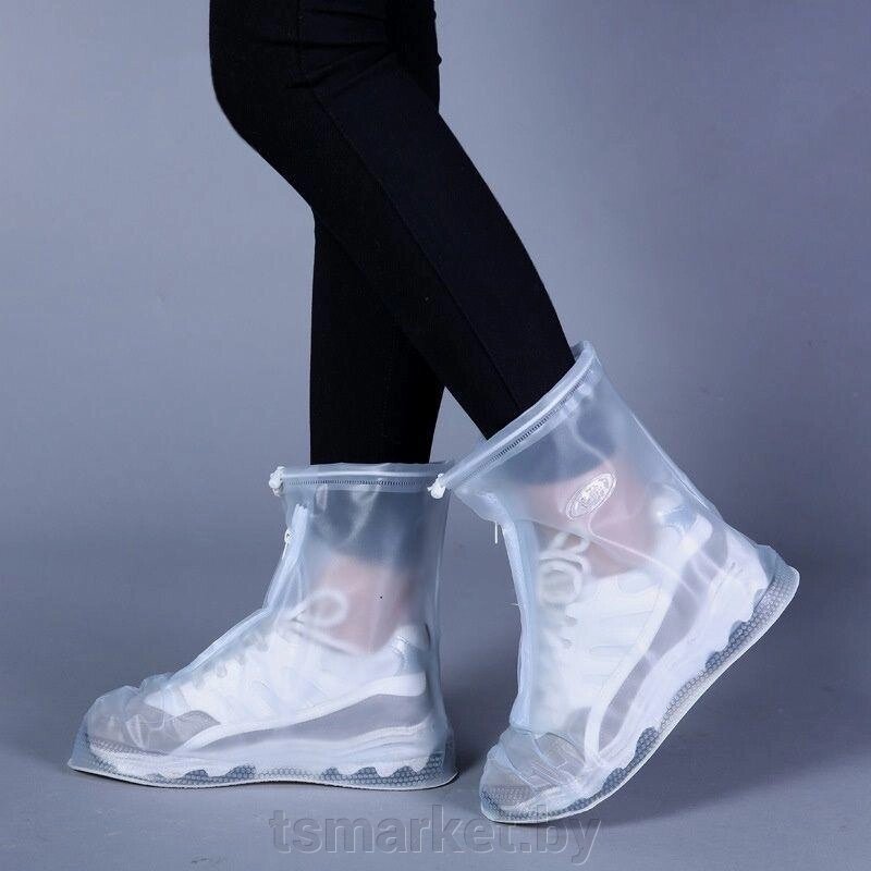 Чехол-дождевик для обуви/Силиконовый чехол для/Чехлы-бахилы для обуви от компании TSmarket - фото 1