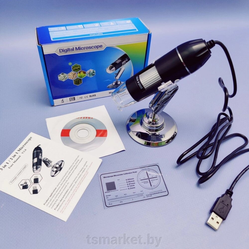 Цифровой USB-микроскоп Digital microscope electronic magnifier (6-ти кратный ZOOM) от компании TSmarket - фото 1